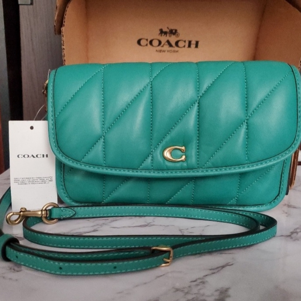 (((SOLD)))Coach Quilted Leather Hayden Crossbody NWT